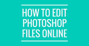 How to edit photoshop files online